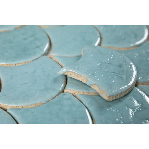 Écailles de poisson - ensemble de tuiles "Azure Lagoon" de la série "Eau"