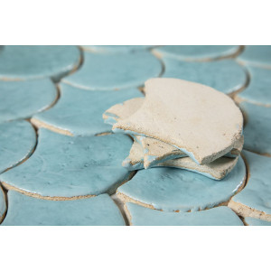 Écailles de poisson - ensemble de tuiles "Azure Lagoon" de la série "Eau"