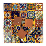 Girasol  - meksykański patchwork z płytek Talavera - 30 sztuk