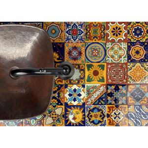 Girasol  - meksykański patchwork z płytek Talavera - 30 sztuk
