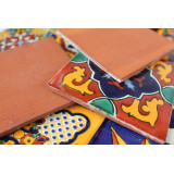 Girasol  - meksykański patchwork z płytek Talavera - 30 sztuk