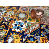 Girasol  - meksykański patchwork z płytek Talavera - 30 sztuk