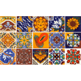 Zanya - Kolorowa umywalka ceramiczna z Maroka