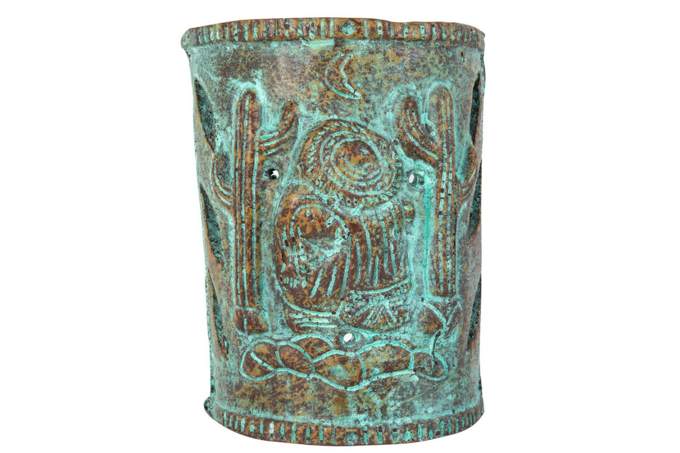 Cenot M - Applique en argile mexicaine