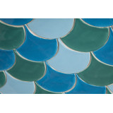 Écaille de poisson - Série de carreaux "Laguna Agua Brava" de la série "Eau"
