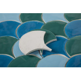 Écaille de poisson - Série de carreaux "Laguna Agua Brava" de la série "Eau"