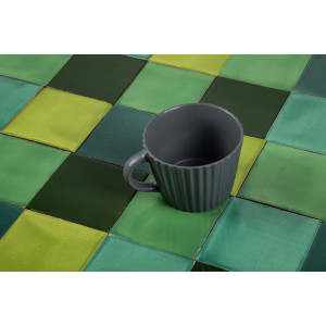 Verta - Patchwork de carreaux unicolores - 90 pièces, 1 m2