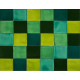 Verta - Patchwork de carreaux unicolores - 90 pièces, 1 m2