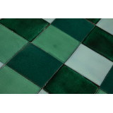 Verna - Patchwork de carreaux unicolores - 90 pièces, 1 m2