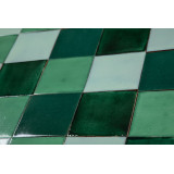 Verna - Patchwork de carreaux unicolores - 90 pièces, 1 m2