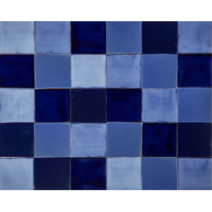 Azula - Patchwork de carreaux unicolores - 90 pièces, 1 m2