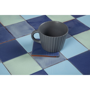 Azuna - Patchwork de carreaux unicolores - 90 pièces, 1 m2