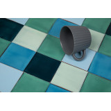 Azuta - Patchwork de carreaux unicolores - 90 pièces, 1 m2