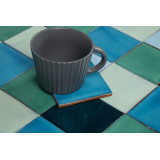Azuta - Patchwork de carreaux unicolores - 90 pièces, 1 m2