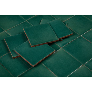 Verde Rana vert - carreaux mexicains vert foncé