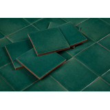 Verde Rana vert - carreaux mexicains vert foncé