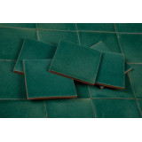 Verde Rana vert - carreaux mexicains vert foncé