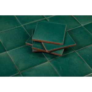 Verde Rana vert - carreaux mexicains vert foncé