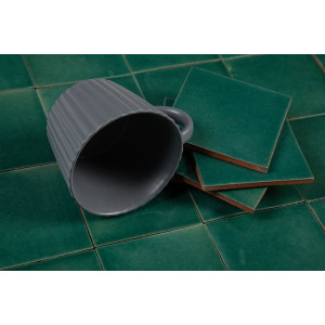 Verde Rana vert - carreaux mexicains vert foncé