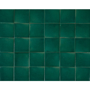 Verde Rana vert - carreaux mexicains vert foncé