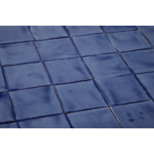 Azul Mezclilla Fuerte azur - Talavera carreau monochrome