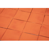 Naranja Deslavado orange - carrelage Talavera unicolore