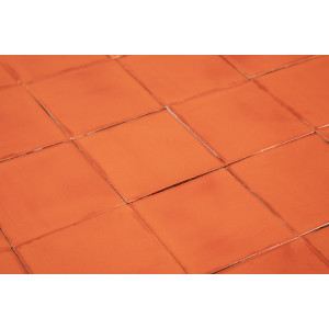 Naranja Deslavado orange - carrelage Talavera unicolore