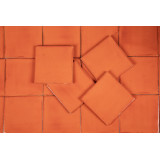 Naranja Deslavado orange - carrelage Talavera unicolore
