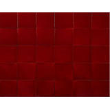 Rojo Cereza rouge - Talavera carreau monochrome