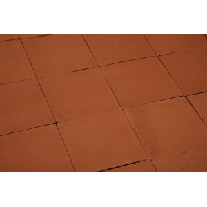 Terracota Liso feu - Talavera carreaux unicolores - 90 pièces