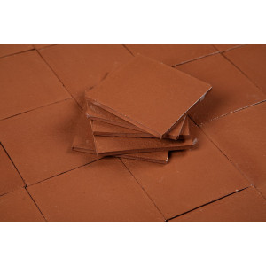 Terracota Liso feu - Talavera carreaux unicolores - 90 pièces
