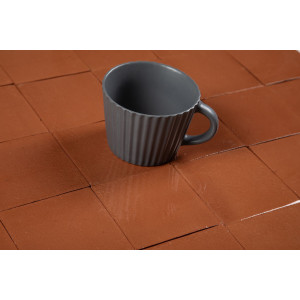 Terracota Liso feu - Talavera carreaux unicolores - 90 pièces