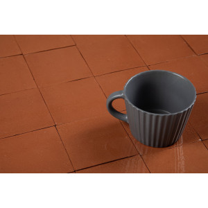 Terracota Liso feu - Talavera carreaux unicolores - 90 pièces