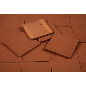 Terracota Liso feu - Talavera carreaux unicolores - 90 pièces