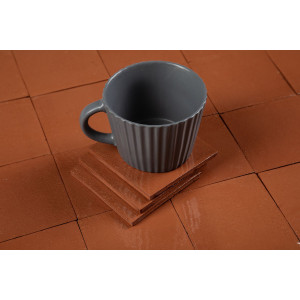Terracota Liso feu - Talavera carreaux unicolores - 90 pièces