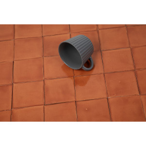 Melon Deslavado -  melon Talavera carreaux de céramique unicolore - 90 pièces