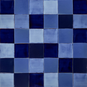 Azula - Patchwork de carreaux unicolores - 90 pièces, 1 m2
