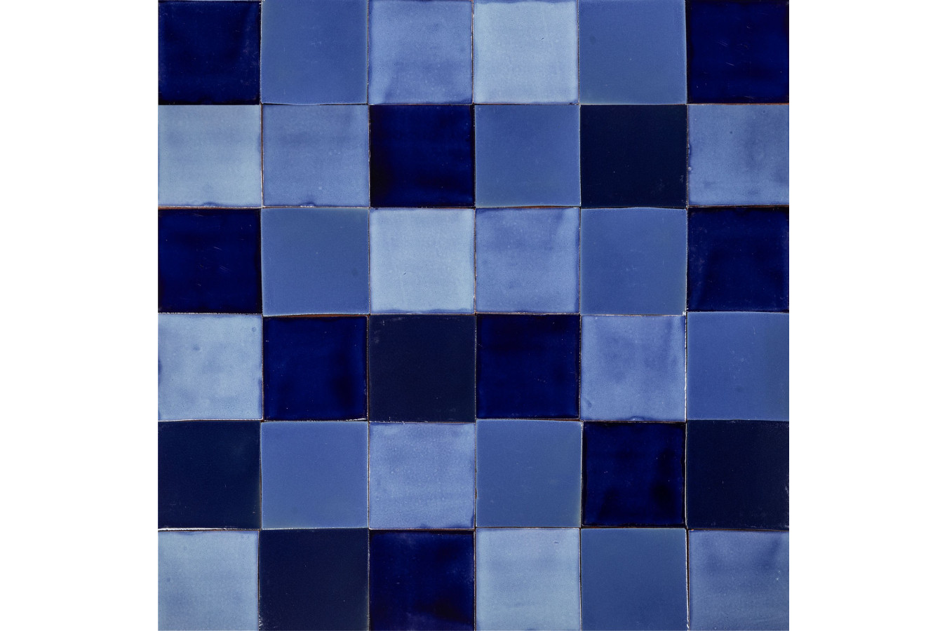 Azula - Patchwork de carreaux unicolores - 90 pièces, 1 m2