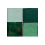Verna - Patchwork de carreaux unicolores - 90 pièces, 1 m2