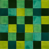 Verta - Patchwork de carreaux unicolores - 90 pièces, 1 m2