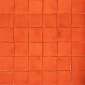 Naranja Deslavado orange - carrelage Talavera unicolore