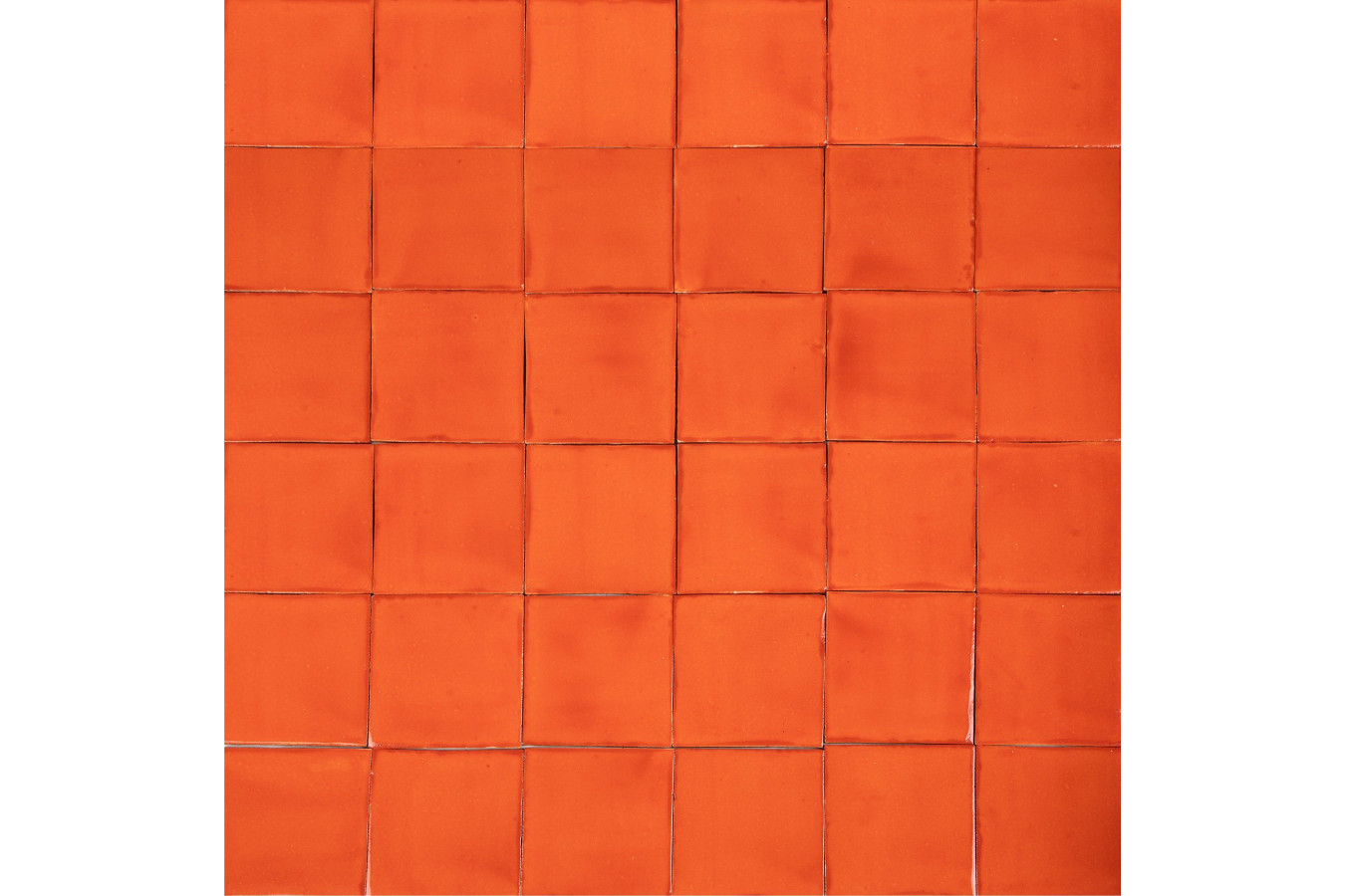 Naranja Deslavado orange - carrelage Talavera unicolore