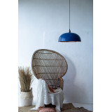Sandia Azul - lampe en cuivre du Mexique bleu