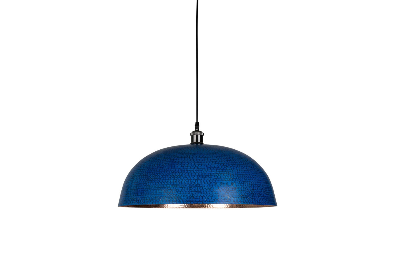 Sandia Azul - lampe en cuivre du Mexique bleu