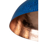 Sandia Azul - lampe en cuivre du Mexique bleu
