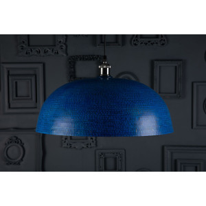 Sandia Azul - lampe en cuivre du Mexique bleu