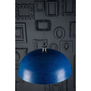 Sandia Azul - lampe en cuivre du Mexique bleu
