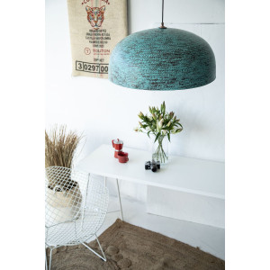 Sandia Verde XXL - Lampe suspendue en cuivre