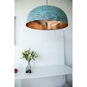 Sandia Verde XXL - Lampe suspendue en cuivre