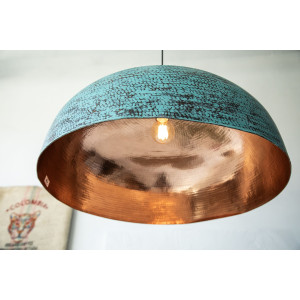 Sandia Verde XXL - Lampe suspendue en cuivre